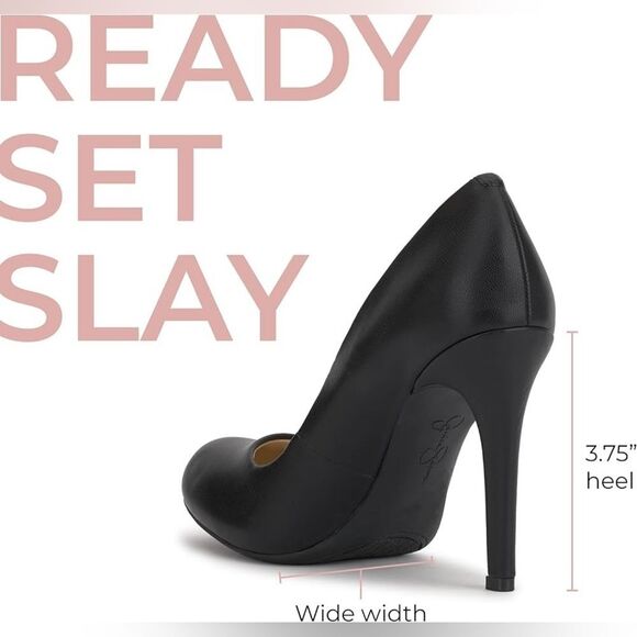 (S-4229) Jessica Simpson Women's Calie Pump Sz 9W - Picture 5 of 14